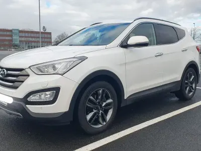 Gebraucht Hyundai Santa Fe Premium 197 PS (144 kW) 2015 Weiß SUV