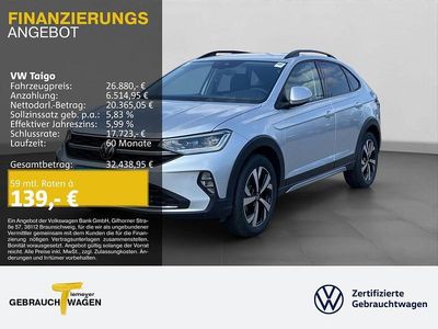Neu VW Taigo Life 150 PS (110 kW) 2025 Silber SUV