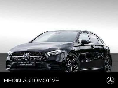Schwarz Gebraucht 2018 Mercedes A180 AMG Limousine | 19.890 € (Fairer Preis)