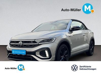Gebraucht VW T-Roc Cabriolet R-line 150 PS (110 kW) 2023 Ivory silver metallic (metallic) Cabrio