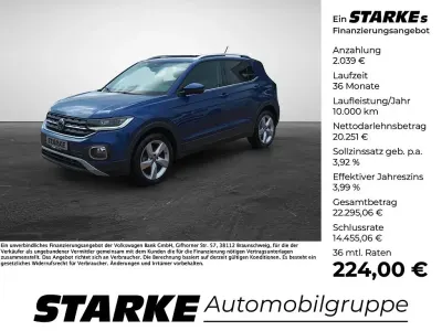 Gebraucht VW T-Cross Style 150 PS (110 kW) 2022 Blau SUV
