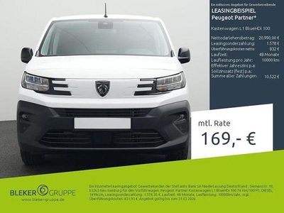 Gebraucht Peugeot Partner 136 PS (100 kW) 2025 Weiss Van / Kleinbus