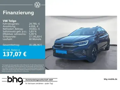 Brugt VW Taigo R-line 116 HK (85 kW) 2025 Grå SUV