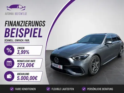 Gebraucht Mercedes C220 AMG 197 PS (144 kW) 2023 Selenitgrau Kombi