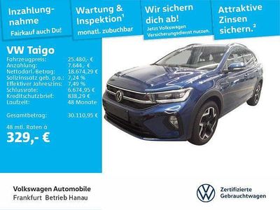 Blau Gebraucht 2025 VW Taigo R-line SUV | 25.480 € (Etwas zu teuer)