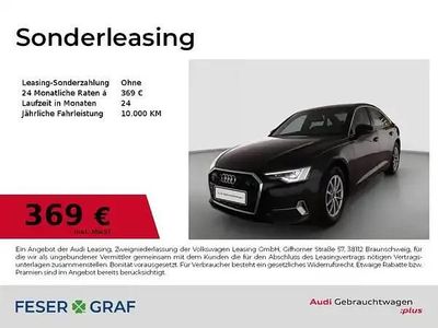 Mythosschwarz metallic Gebraucht 2025 Audi A6 Ambiente Limousine | 45.840 € (Etwas zu teuer)