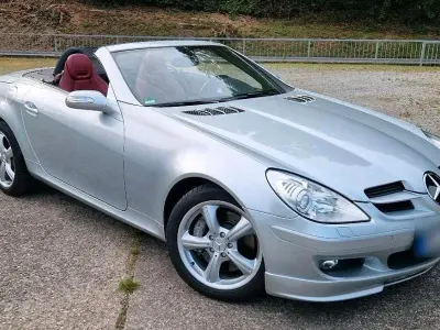 Gebraucht Mercedes SLK350 272 PS (200 kW) 2005 Silber Cabrio