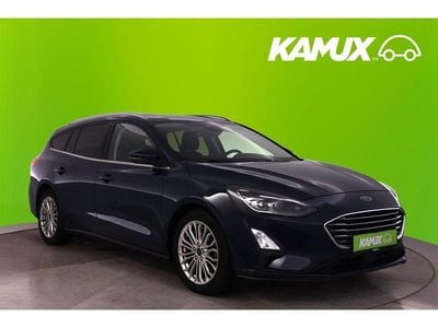 Begagnad Ford Focus Titanium 150 HK (110 kW) 2021 Blå Kombi