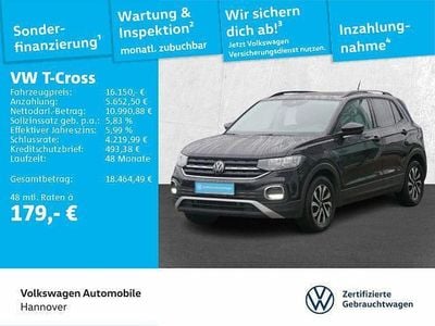Deep black (metallic) Gebraucht 2022 VW T-Cross Active SUV | 16.150 € (Fairer Preis)