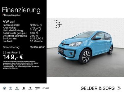 Usata VW up! Active 65 CV (47 kW) 2021 Blu Utilitaria