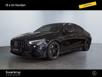 Gebraucht Mercedes CLA45 AMG AMG 387 PS (284 kW) 2021 Schwarzlack kosmosschwarz (metallic) Coupé