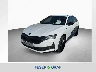 Ny Skoda Octavia SportLine 150 HK (110 kW) 2025 Hvid Stationcar