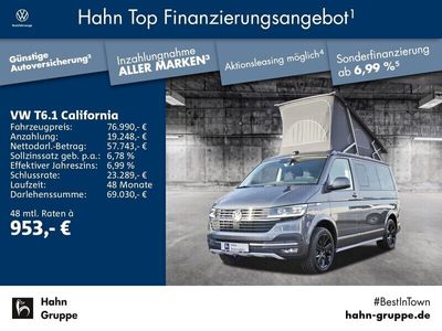gebraucht VW California T6.1Beach 2,0 l 150 kW TD…