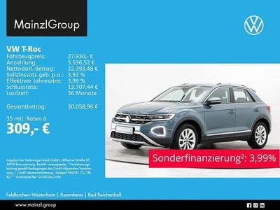 Gebraucht VW T-Roc Style 150 PS (110 kW) 2023 Petroleum blue metallic SUV