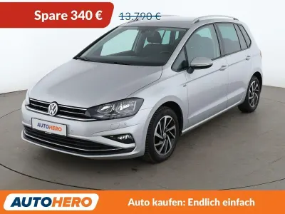 Gebraucht VW Golf Sportsvan Join 131 PS (96 kW) 2018 Silber Van / Kleinbus