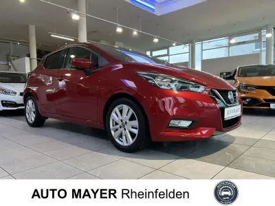 Brugt Nissan Micra Acenta 101 HK (74 kW) 2020 Rød Hatchback