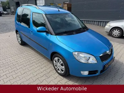 Gebraucht Skoda Roomster Plus Edition 105 PS (77 kW) 2009 Blau Van / Kleinbus