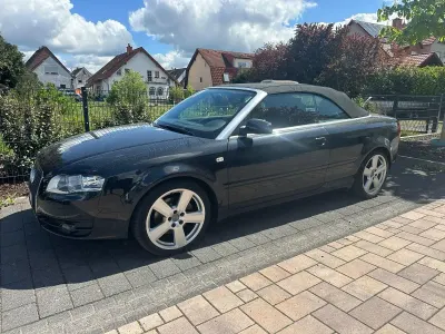 Occasion Audi A4 Cabriolet S-Line 163 ch (119 kW) 2009 Noir Cabriolet