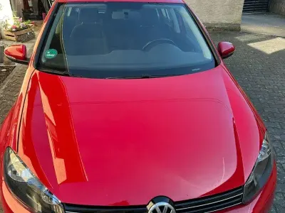 Brugt VW Golf VI Trendline 80 HK (58 kW) 2009 Rød Hatchback