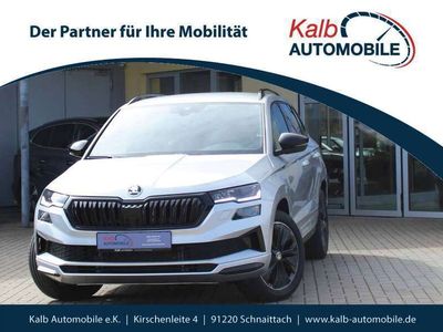 gebraucht Skoda Karoq Sportline 2,0 TSI 4x4 DSG+MATRIX+ACC+NAVI+