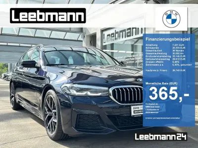 Gebraucht BMW 520 M Sport 190 PS (139 kW) 2023 M carbonschwarz (metallic) Kombi