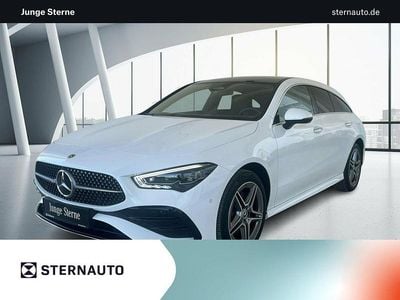 Gebraucht Mercedes CLA250e Shooting Brake AMG line 218 PS (160 kW) 2024 Unilack polarweiß Kombi