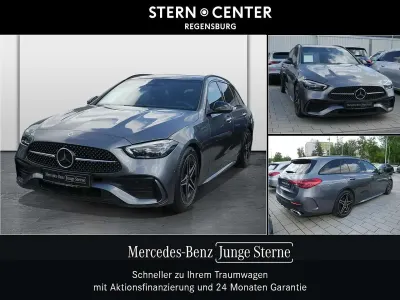 Gebraucht Mercedes C220 AMG 200 PS (147 kW) 2024 Metalliclack selenitgrau Kombi