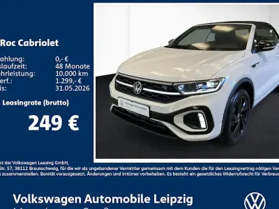 Nowe VW T-Roc Cabriolet R-line 150 KM (110 kW) 2026 Biały Kabriolet