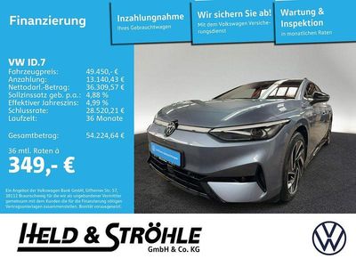 Blau Gebraucht 2025 VW ID.7 Pro Kombi | 49.450 € (Fairer Preis)