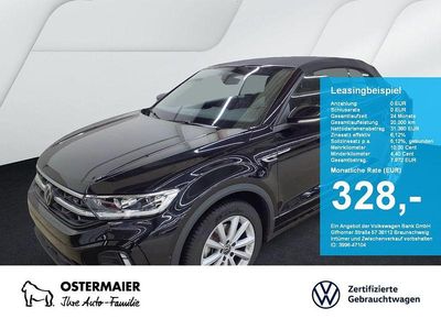 Gebraucht VW T-Roc Cabriolet Style 150 PS (110 kW) 2025 Deep black perleffekt Cabrio