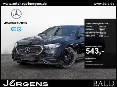 Schwarz metalliclack obsidianschwarz Gebraucht 2024 Mercedes E200 AMG Limousine | 58.680 € (Etwas zu teuer)