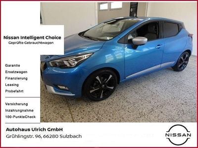 Gebraucht Nissan Micra N-Connecta 90 PS (66 kW) 2018 Blau Kleinwagen