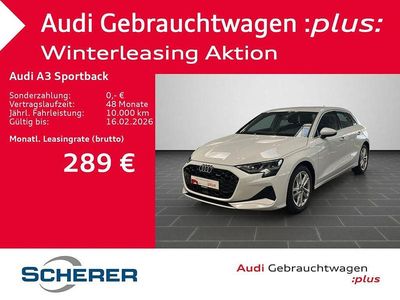 Gletscherweiß metallic (metallic) Gebraucht 2025 Audi A3 Ambiente Limousine | 31.990 € (Superpreis)