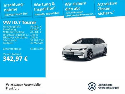 Brugt VW ID.7 GTX 250 kW (340 HK) 2025 Hvid Stationcar