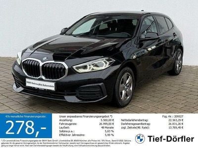 Schwarz Gebraucht 2023 BMW 118 Advantage Kleinwagen | 25.890 € (Fairer Preis)