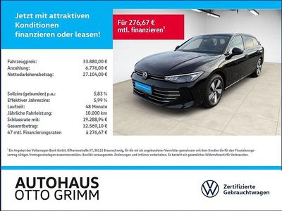 Gebraucht VW Passat Business 150 PS (110 kW) 2025 Schwarz Kombi