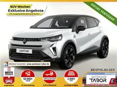 Neu Renault Captur Techno 140 PS (102 kW) 2025 Grau (rafalgrau metallic + black pear) SUV