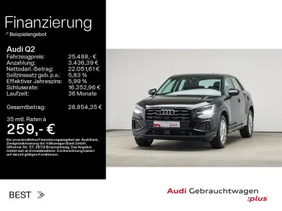Gebraucht Audi Q2 Advanced Plus 150 PS (110 kW) 2022 Mythosschwarz metallic (metallic) SUV