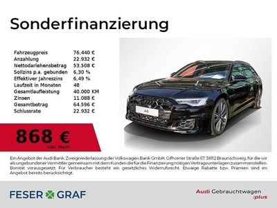 Gebraucht Audi S6 Ambiente 344 PS (253 kW) 2025 Brillantschwarz Kombi