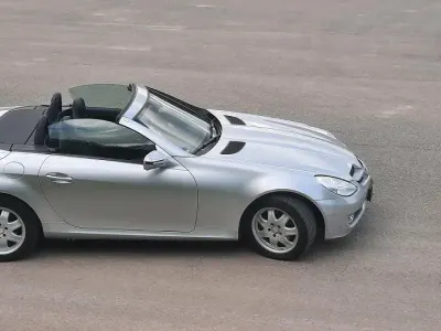 Brugt Mercedes SLK200 184 HK (135 kW) 2009 Sølv Cabriolet
