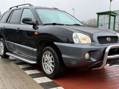 Gebraucht Hyundai Santa Fe GLS 145 PS (106 kW) 2004 Ebony black+cool gra SUV