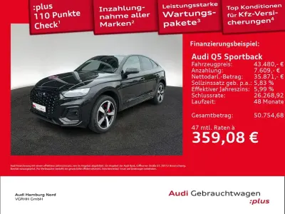 Gebraucht Audi Q5 Sportback Ambiente 265 PS (194 kW) 2022 Mythosschwarz metallic SUV