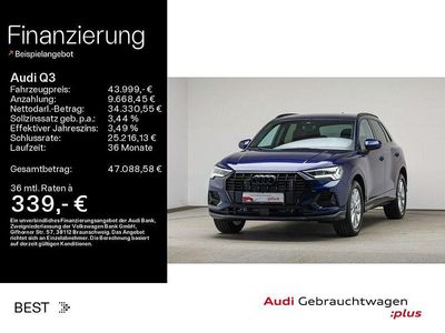 Gebraucht Audi Q3 S-Line 150 PS (110 kW) 2025 Navarrablau metallic (metallic) SUV