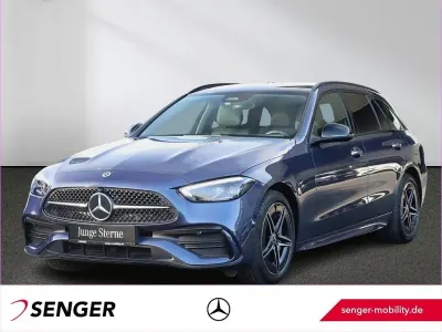 Brugt Mercedes C300e AMG 204 HK (150 kW) 2025 Blå Stationcar
