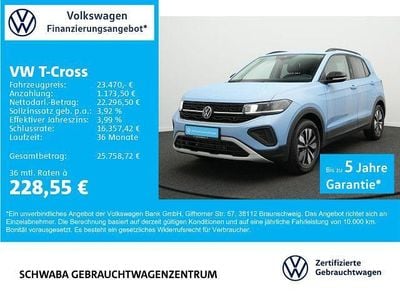 Blau Gebraucht 2025 VW T-Cross Goal SUV | 23.470 € (Fairer Preis)