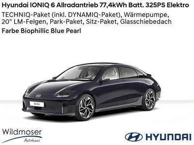 gebraucht Hyundai Ioniq 6 ⚡ Allradantrieb 774kWh Batt. 325PS Elektro ⏱ Sofort verfügbar! ✔️ mit 6 Zusatz-Paketen