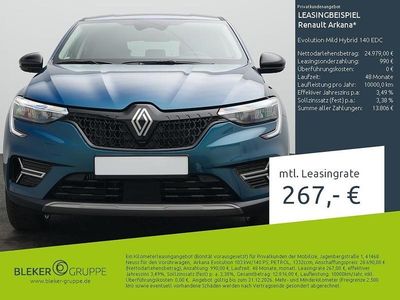 Begagnad Renault Arkana Evolution 140 HK (102 kW) 2025 Blå SUV