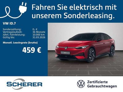 Gebraucht VW ID.7 Pro 210 kW (286 PS) 2025 Kings red metallic schwarz (metallic) Limousine