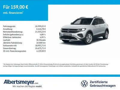 Używany VW T-Cross Goal 116 KM (85 kW) 2025 Srebrny SUV