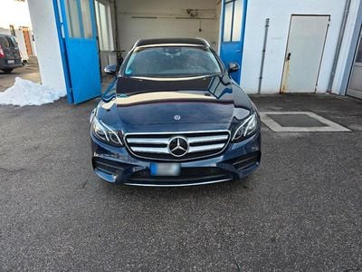 Gebraucht Mercedes E400 AMG line 333 PS (244 kW) 2018 Blau Kombi